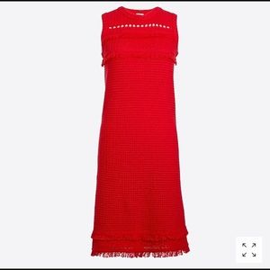J.Crew red dress